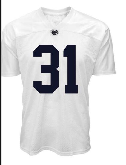 NCAA Men Penn State Nittany Lions #31 white Football Jersey
